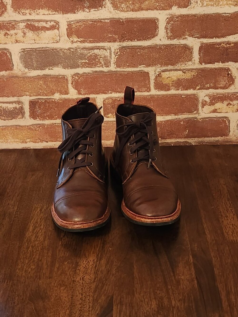 Allen Edmonds Patton Weatherproof Boots 10 E Brown Chromexcel Dainite 4098 Box